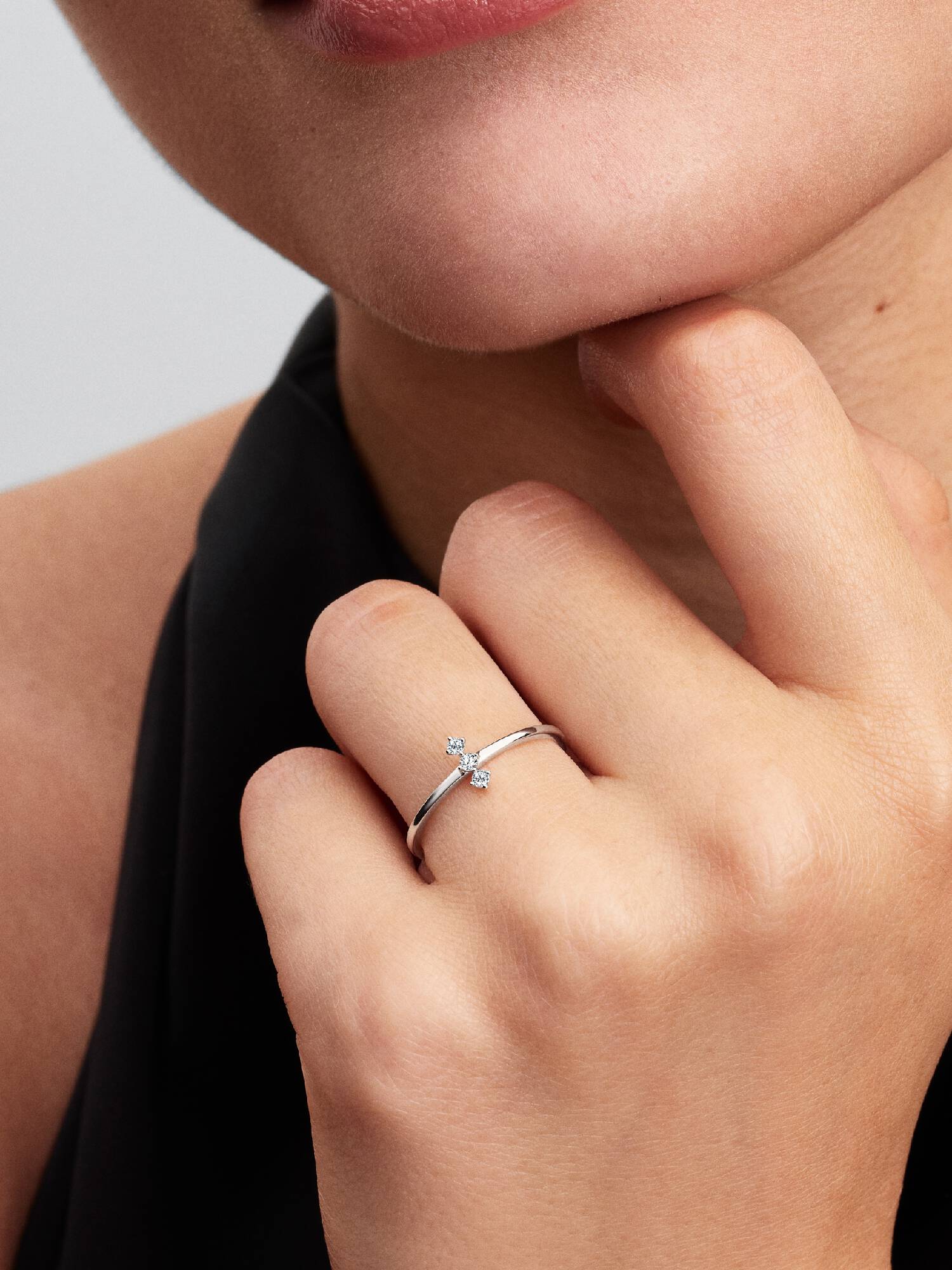 Pandora Era Lab Grown Diamond Trio Ring