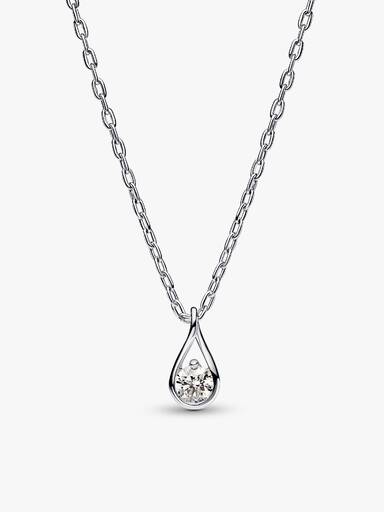 Pandora Infinite Lab-grown Diamond Jewelry Gift Set, Sterling Silver
