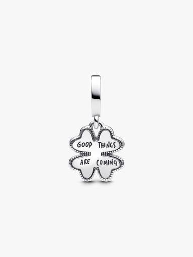 2025 Four Leaf Clover Lab-Grown Diamond Dangle Charm
