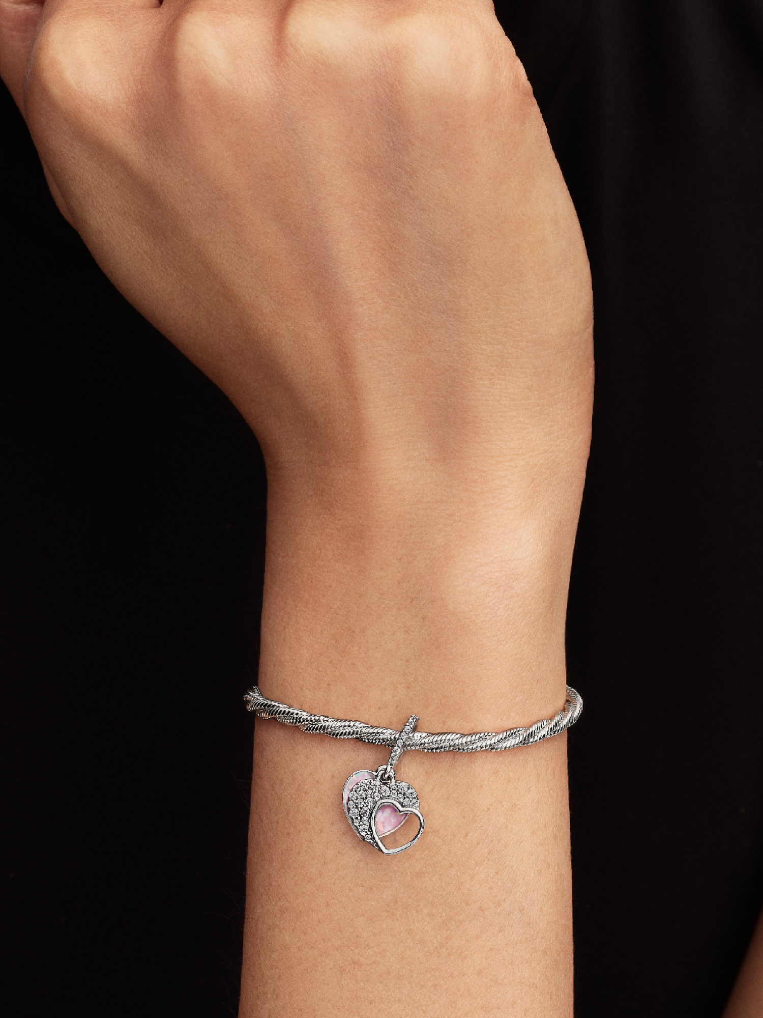 Beautiful Mother Double Dangle Charm