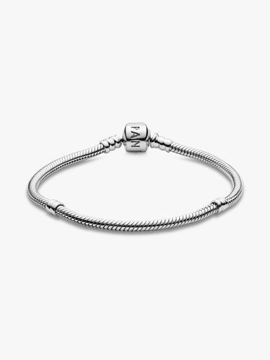 Pandora Moments Barrel Clasp Snake Chain Bracelet
