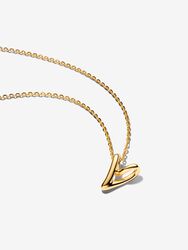 Organically Shaped Heart Small Pendant Necklace Organically Shaped Heart Small Pendant Necklace