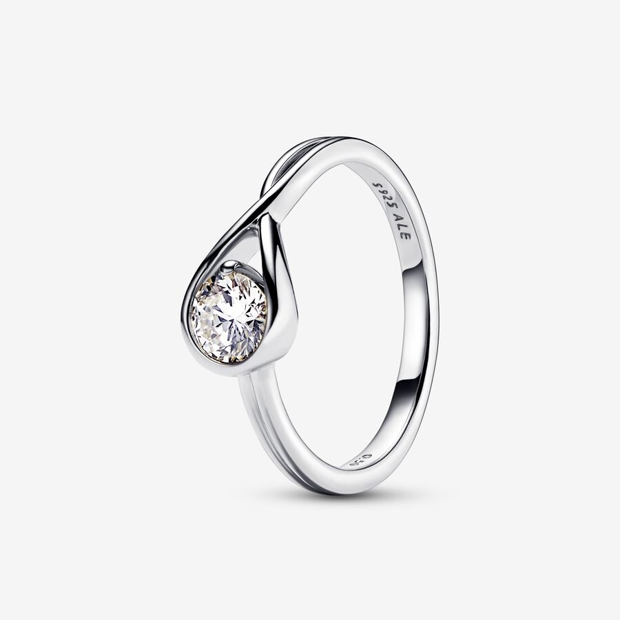 angst bellen is er Pandora Brilliance Lab-created 0.50 ct tw Diamond Ring | Sterling silver |  Pandora US