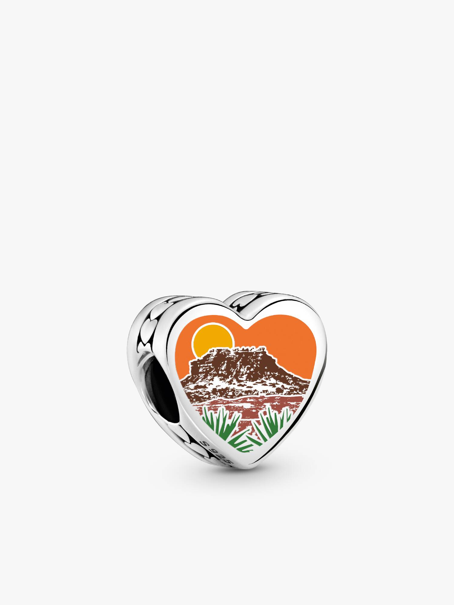 Oklahoma Heart Charm
