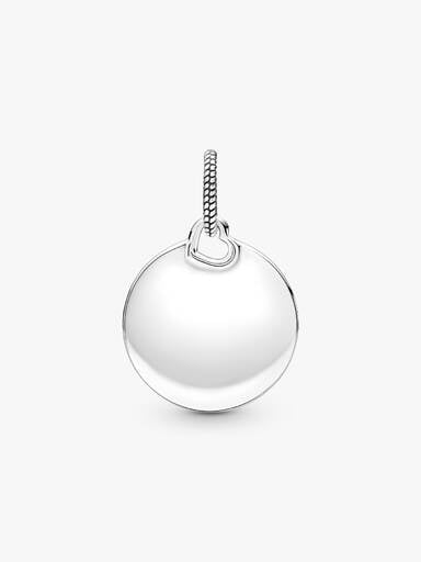 Engravable Round Tag Pendant