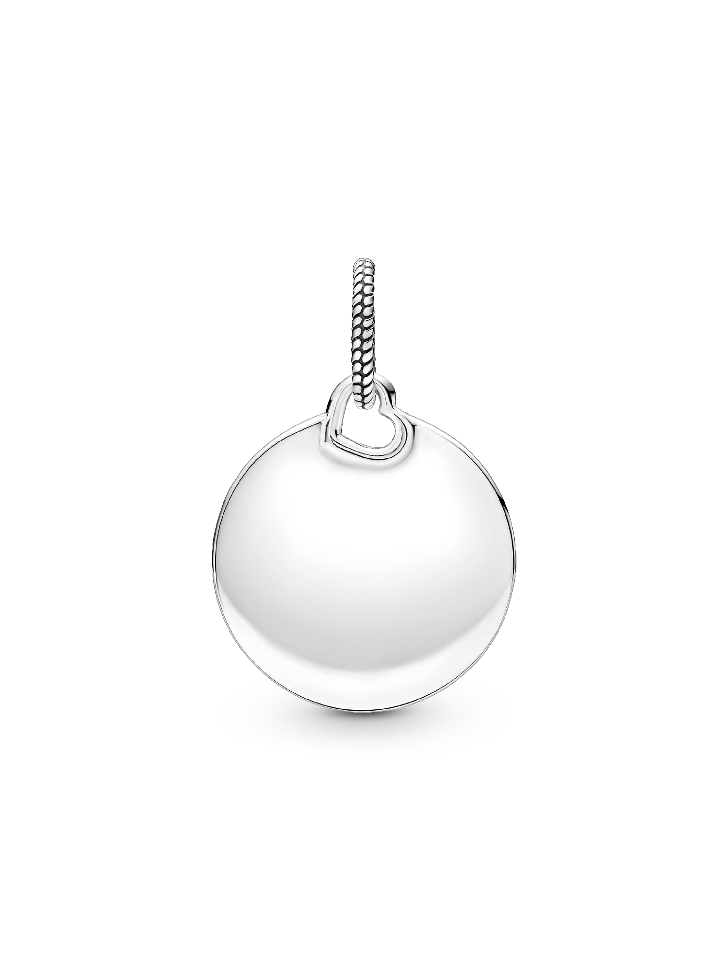 Pandora Engravable Round Tag Pendant | Arden Fair