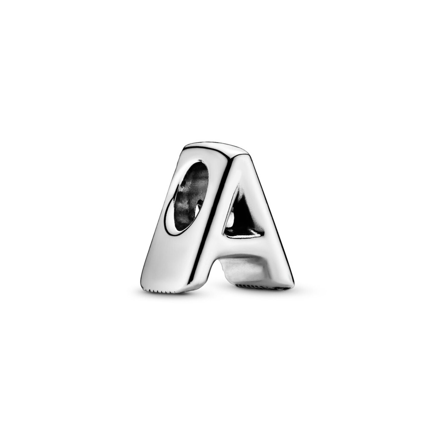 Женский шарм Pandora Letter A Alphabet Charm, цвет: Серебро — фото 2