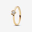 Pandora Talisman Lab-grown Diamond Heart Ring 0.25 carat tw 14k Gold 
