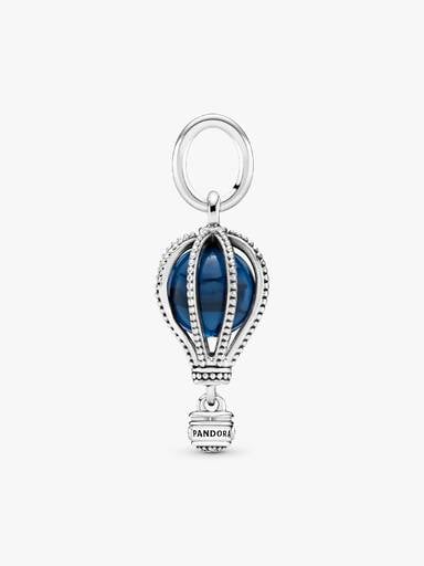 FINAL SALE - Blue Hot Air Balloon Travel Charm