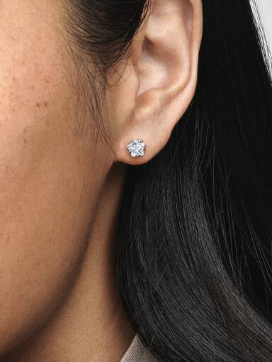 FINAL SALE - Celestial Sparkling Star Stud Earrings