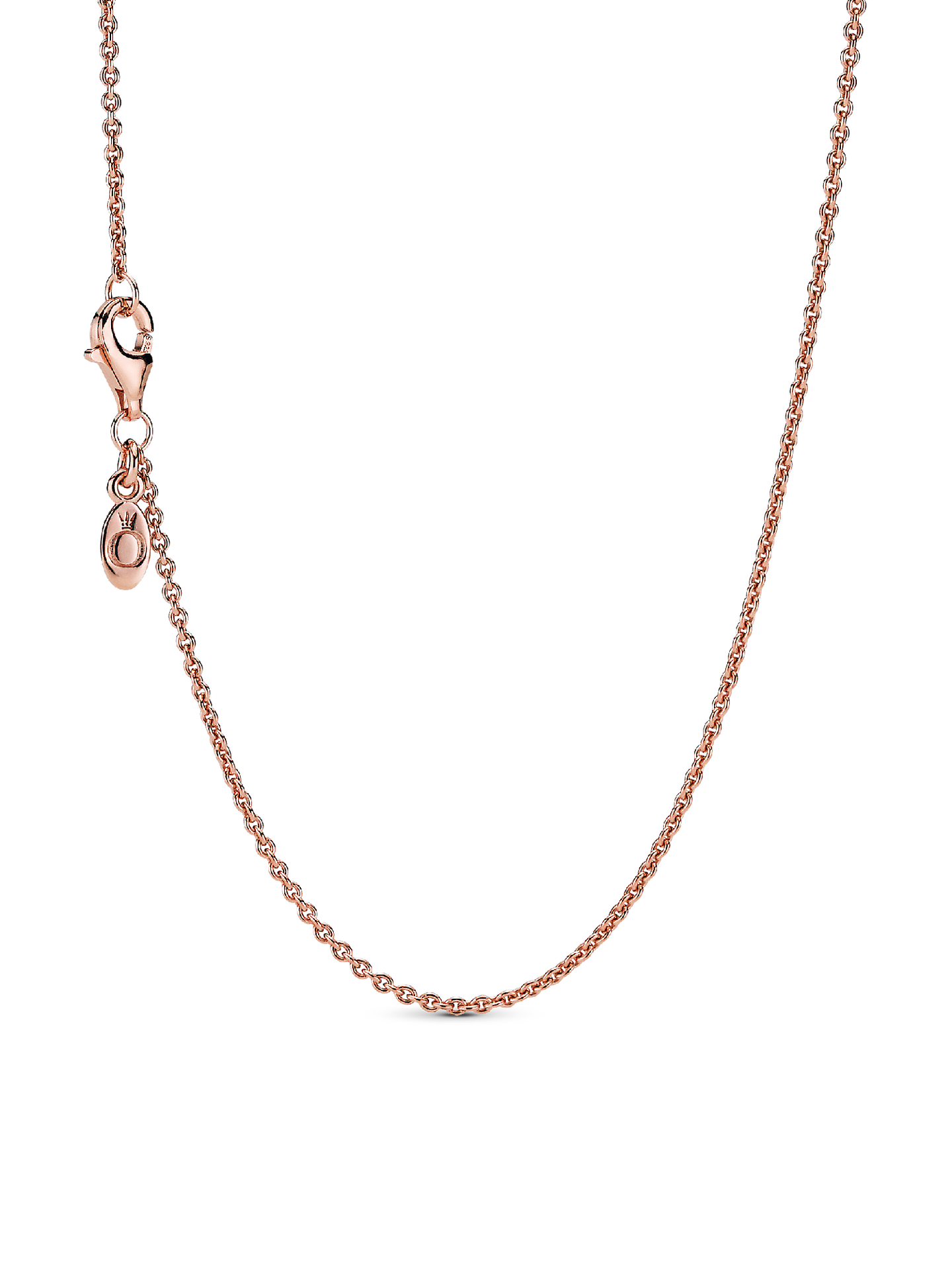 Женская цепочка Pandora Classic Cable Chain, Rose gold plated, цвет: Покрытие розовым золотом