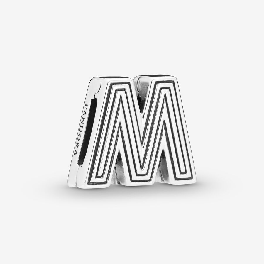 FINAL SALE - Pandora Reflexions™ Letter M Clip Charm image number 0