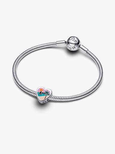 Puerto Rico Heart Charm