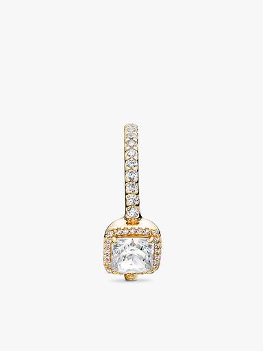 FINAL SALE - Square Sparkle Halo Ring