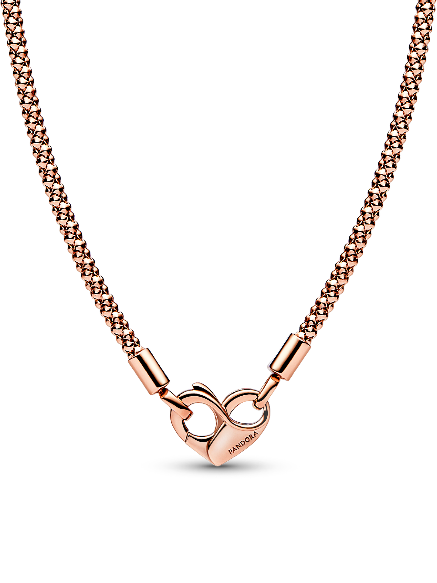 Женская цепочка Pandora Moments Studded Chain, Rose gold plated, цвет: Покрытие розовым золотом — фото 1
