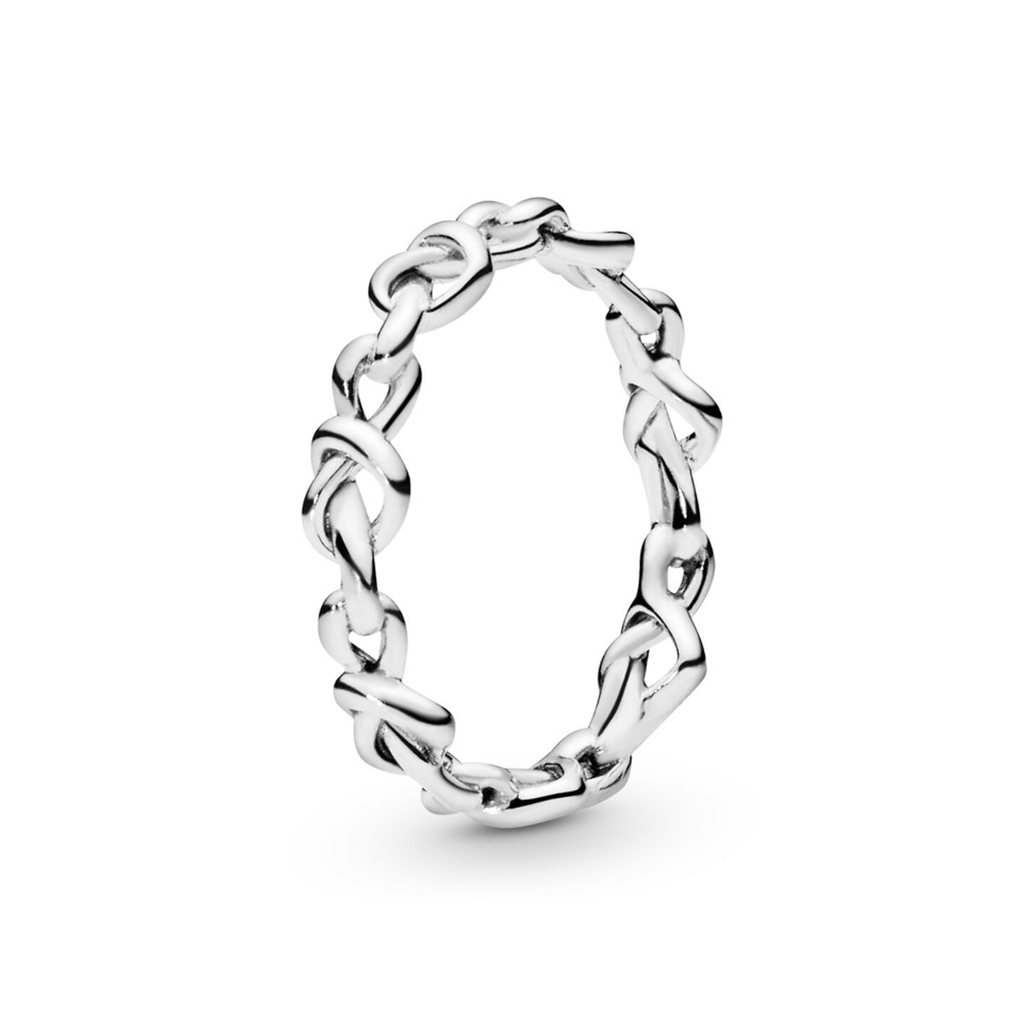 Женское кольцо Pandora Knotted Hearts, цвет: Серебро — фото 2