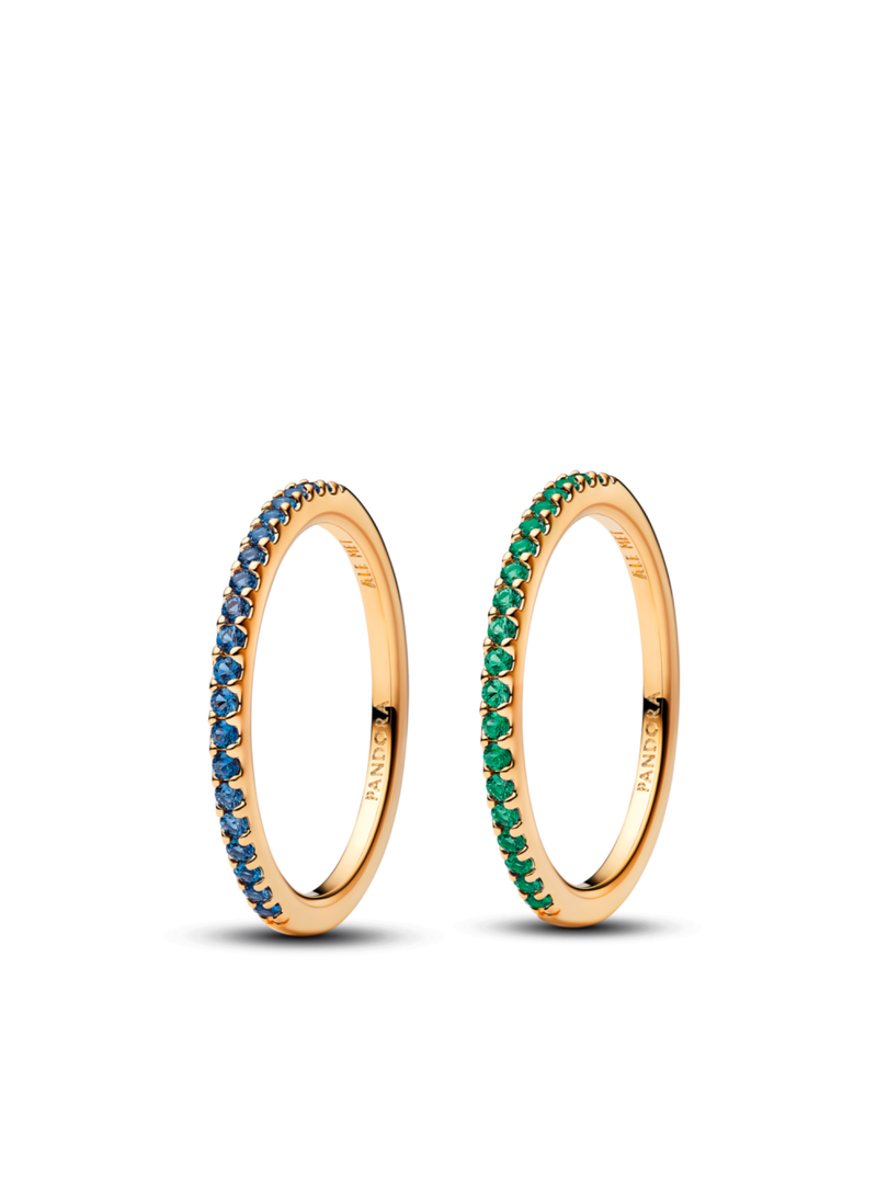 Gold Friendship Bands Ring Set