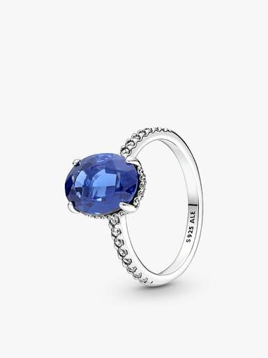 Sparkling Row Eternity Ring Set