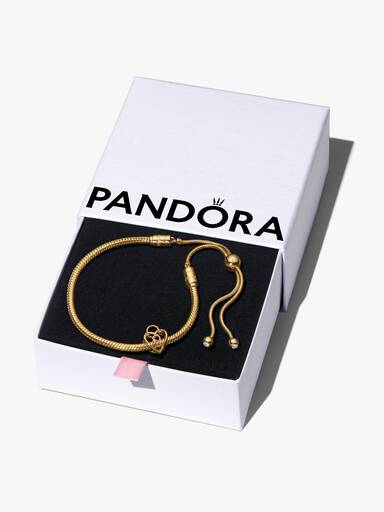 Golden Padlock Bracelet Gift Set