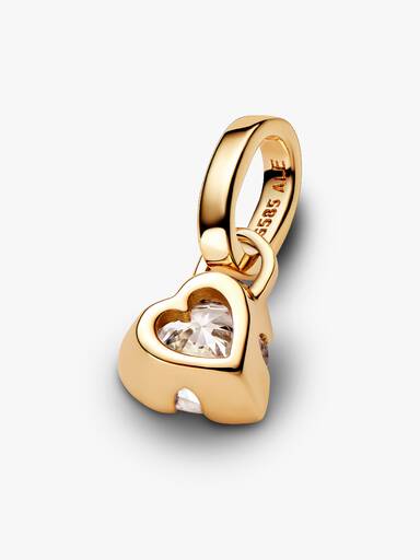 Pandora Talisman 14k Gold Lab-grown Diamond Heart Pendant