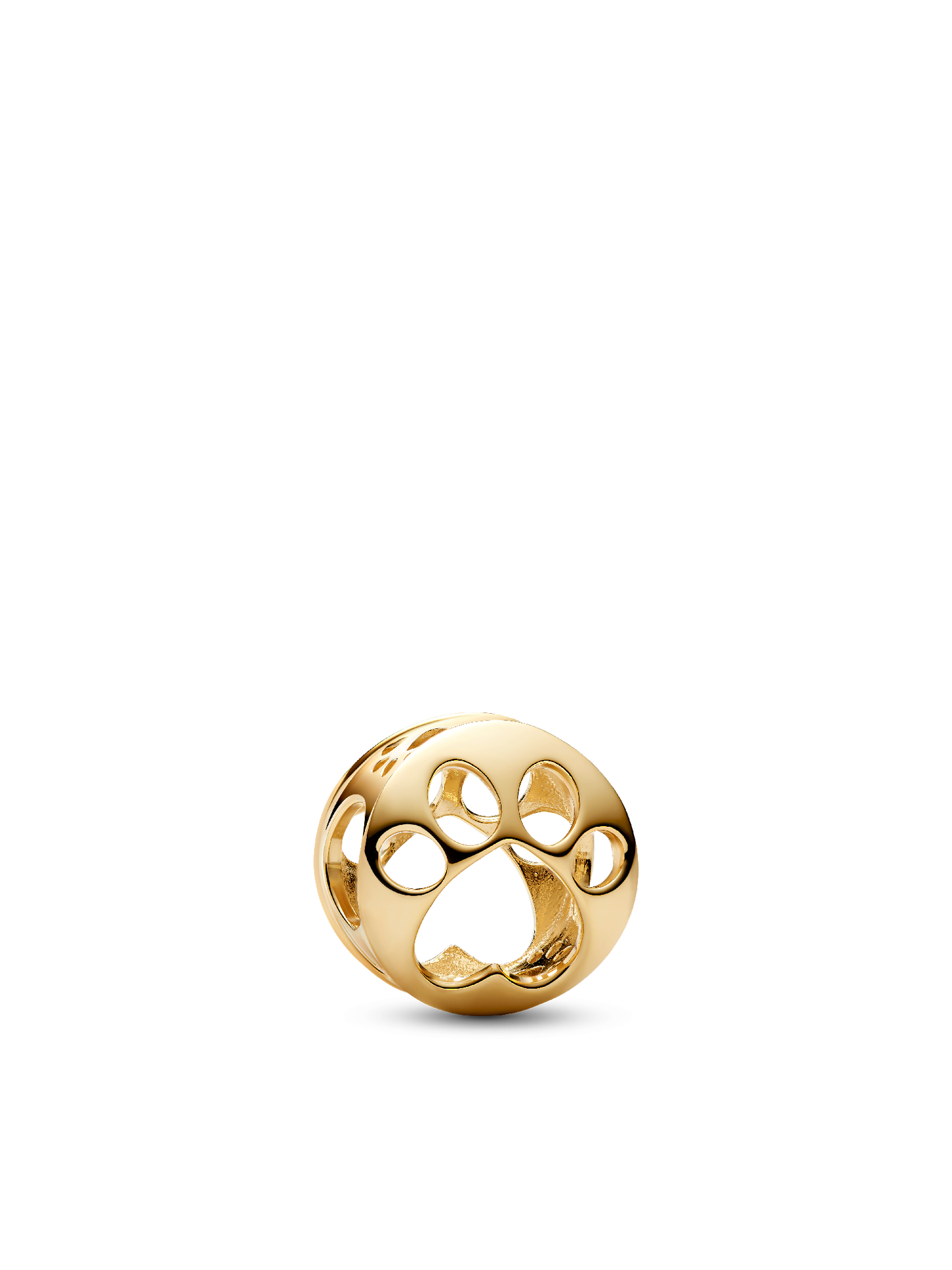 Шарм Pandora Openwork Paw Charm, цвет: Позолоченный — фото 1