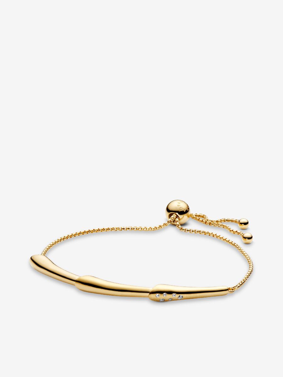 Flower Stem Slider Bracelet