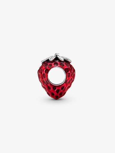 Seeded Strawberry Fruit Charm