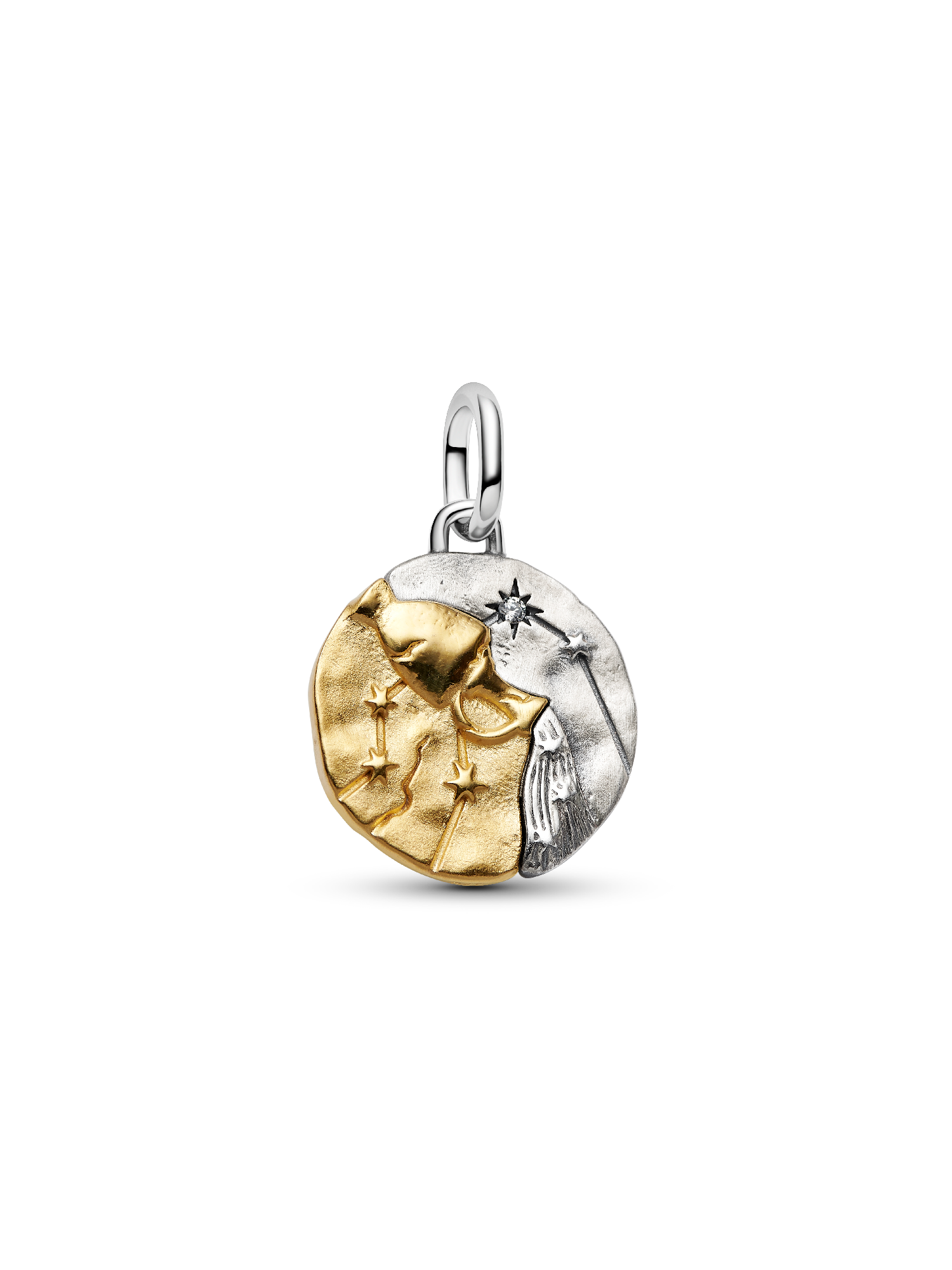 Aquarius Zodiac Medallion Charm