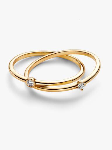 Pandora Era Lab-Grown Diamond Crossover Ring