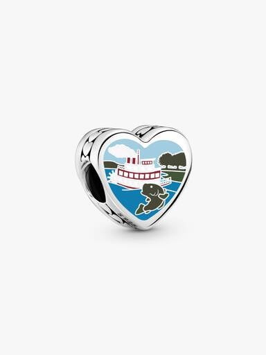 Mississippi Heart Charm
