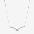 FINAL SALE - Sparkling Wishbone Necklace