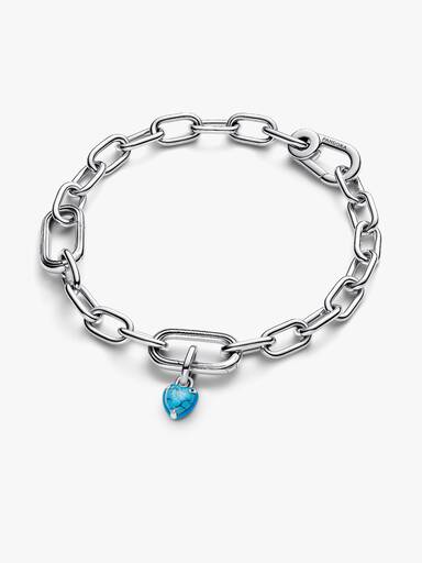 Turquoise-colored Heart Mini Dangle Charm