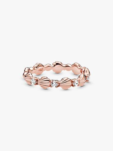 FINAL SALE - Sparkling Seashell Band Ring