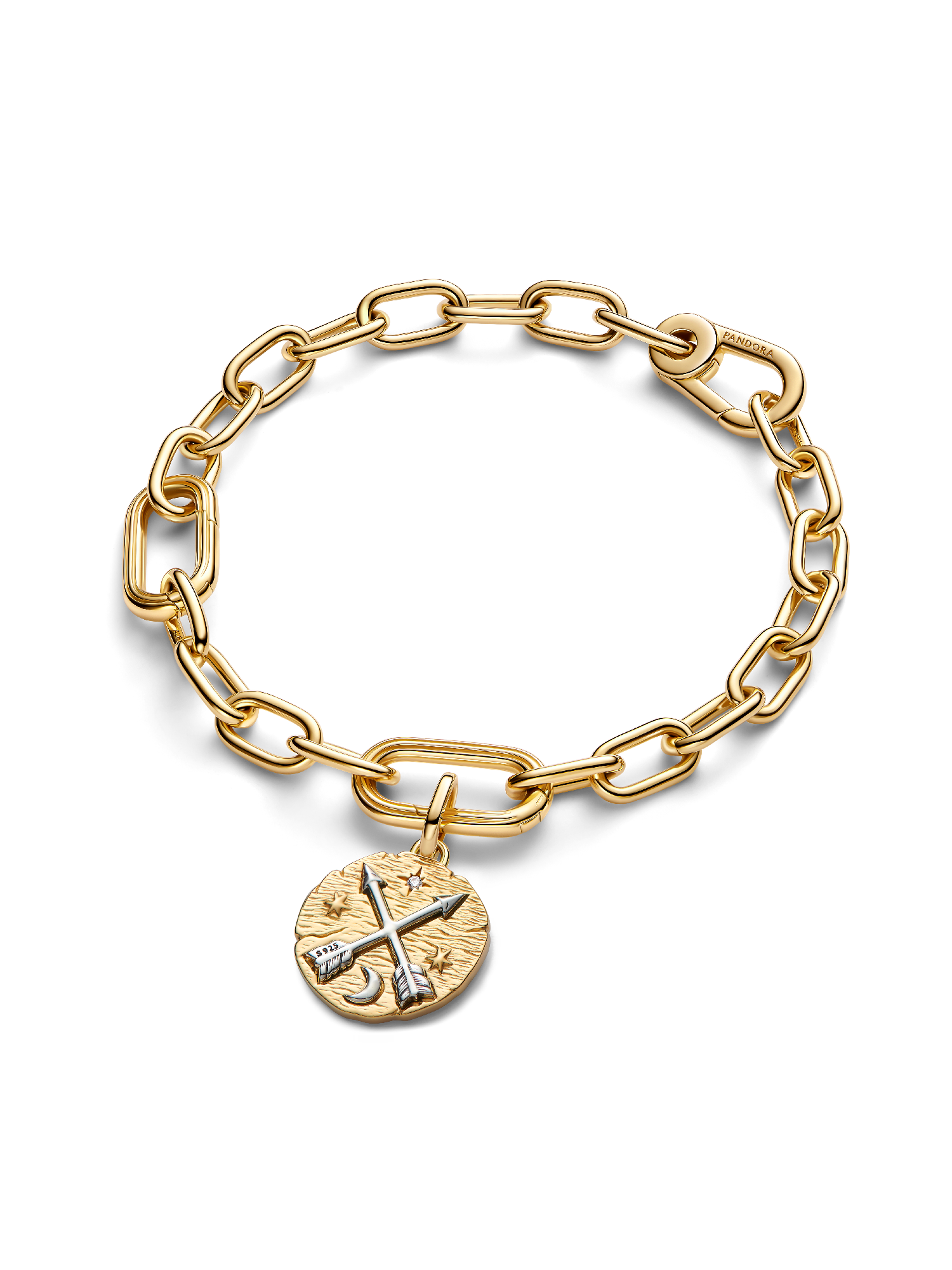 Crossing Arrows Medallion Charm