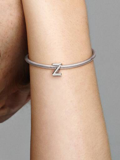 Letter Z Alphabet Charm