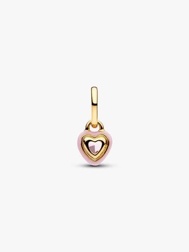 Pink Chakra Heart Mini Dangle Charm
