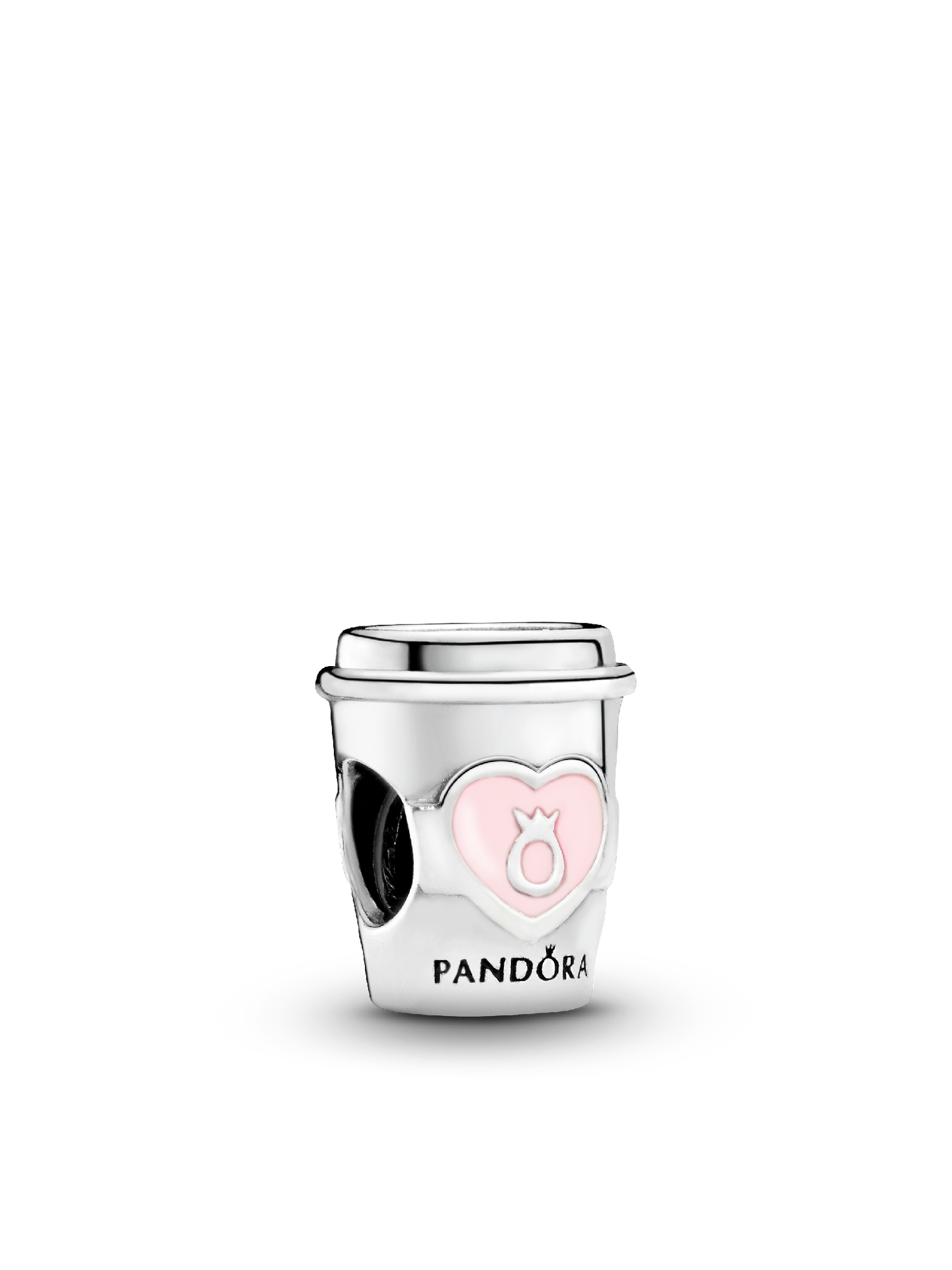 Женский шарм Pandora Take a Break Coffee Cup Charm, цвет: Серебро — фото 1