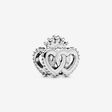 FINAL SALE - Crown and Interwined Hearts Charm
