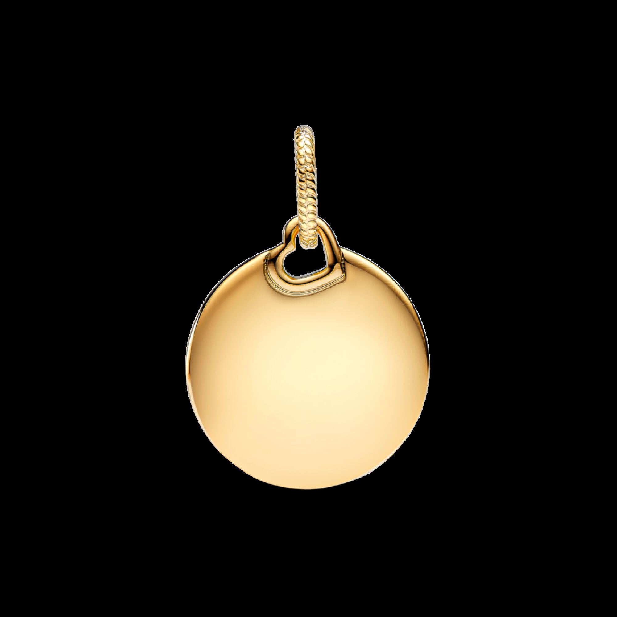 Engravable Round Tag Dangle Charm