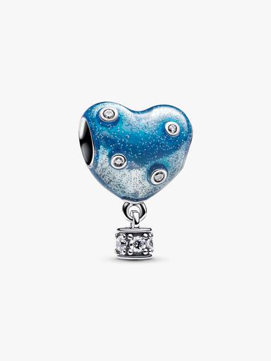 FINAL SALE - Hot Air Balloon Heart Charm