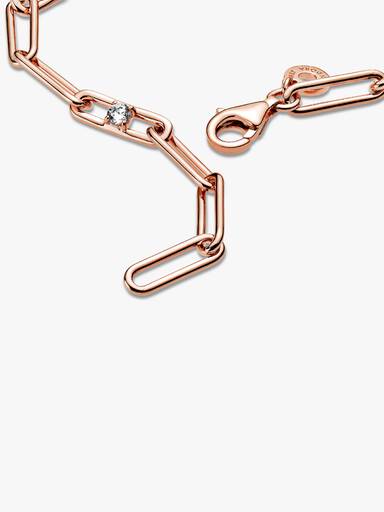 FINAL SALE - Link Chain & Stones Bracelet