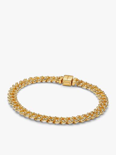Pavé Cuban Chain Jewelry Set