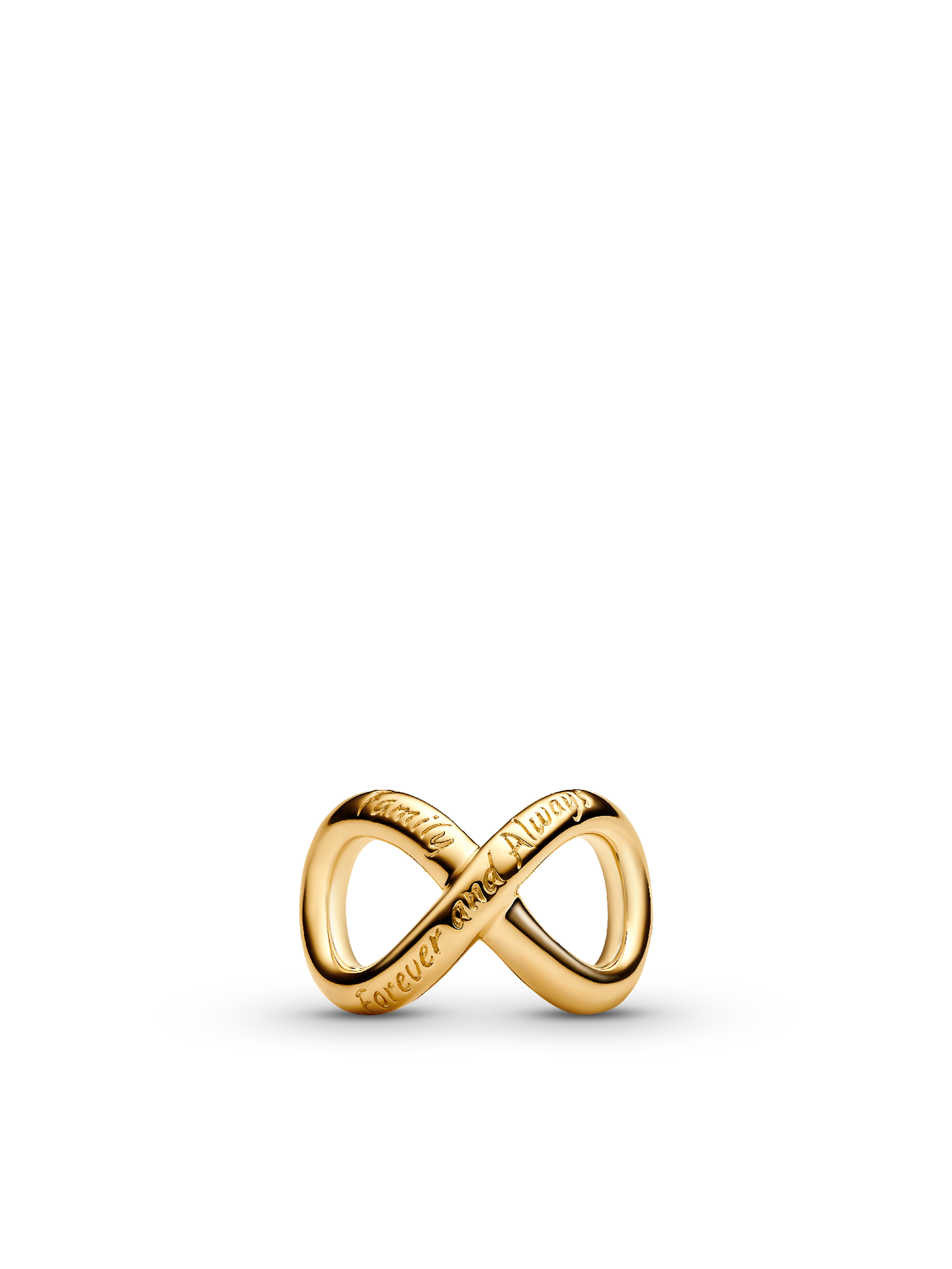 Женский шарм Pandora Forever & Always Infinity Charm, Gold plated, цвет: Позолоченный — фото 1