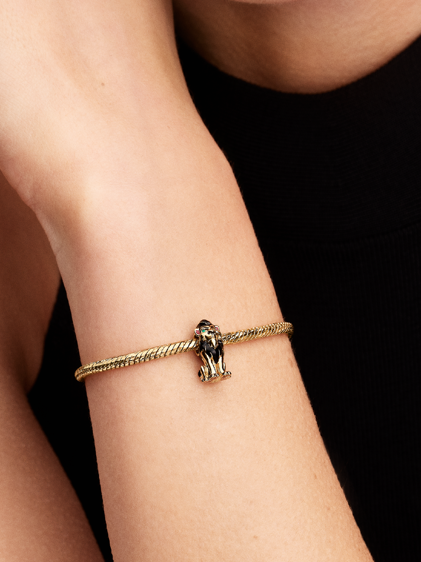 Женский шарм Pandora Disney Villains Scar Charm, цвет: Позолоченный — фото 3