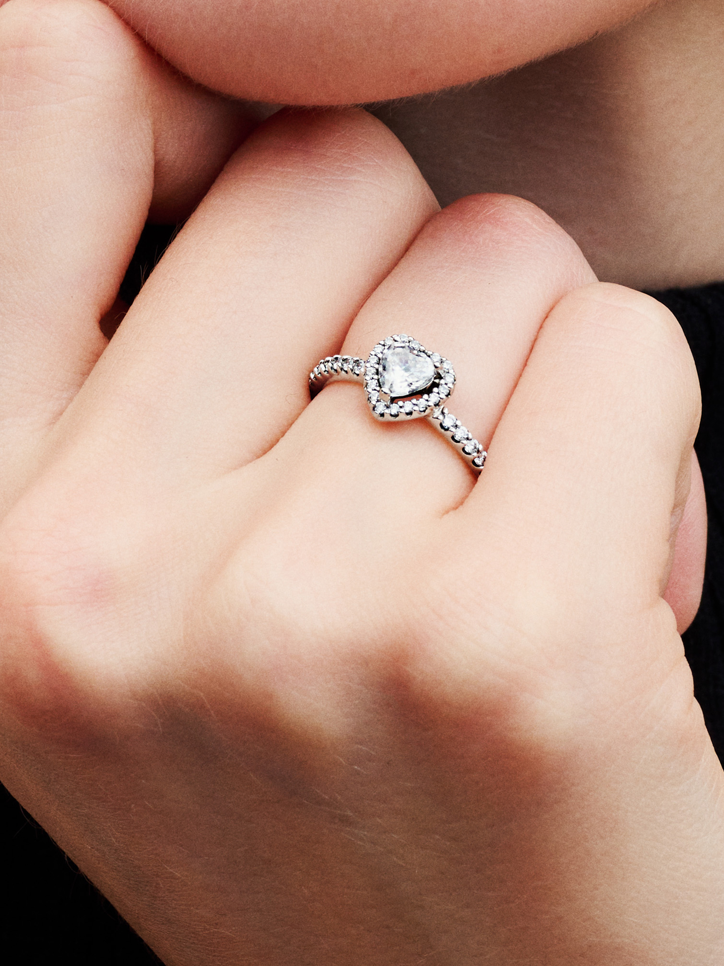 Женское кольцо Pandora Elevated Heart, Sterling silver, цвет: Серебро — фото 3