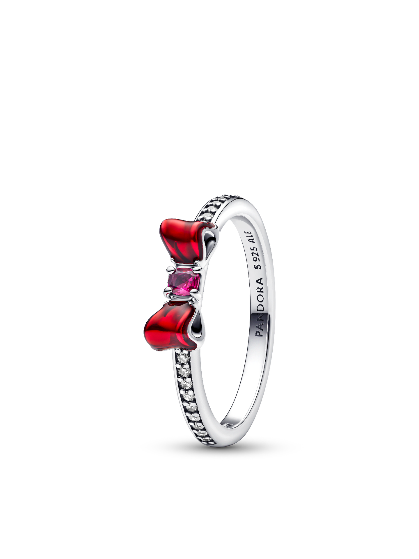 Женское кольцо Pandora Disney Princess Snow White Bow, цвет: Серебро