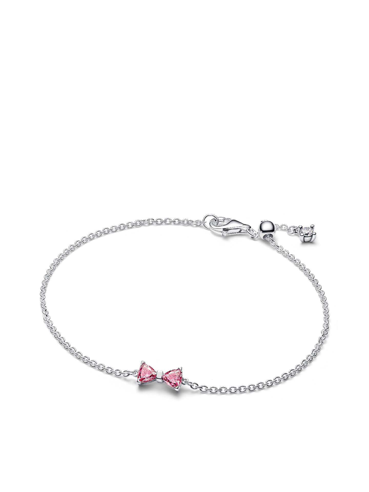 Женский браслет Pandora Bow Chain, Sterling silver #594234C01, цвет: Серебро — фото 1