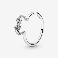 Disney Minnie Mouse Ears Silhouette Puzzle Ring | Sterling silver | Pandora US