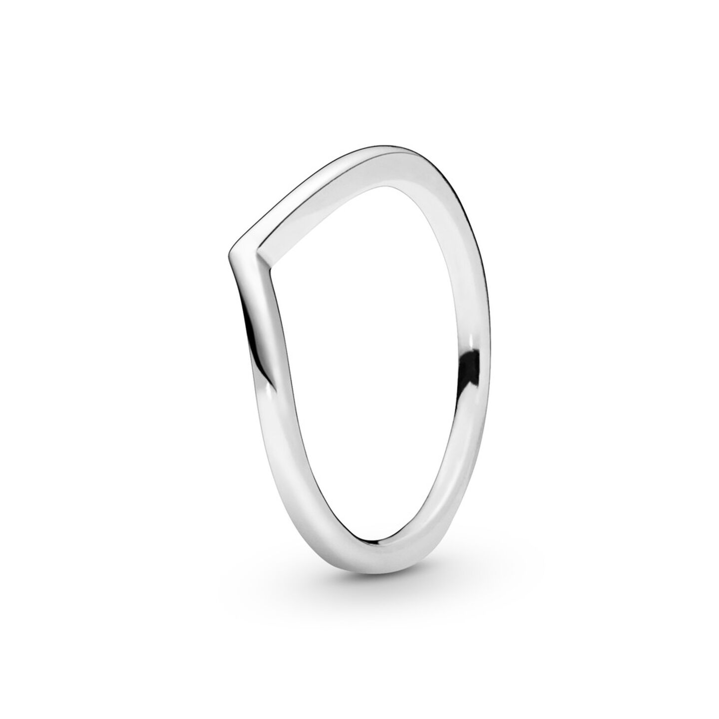 Женское кольцо Pandora Polished Wishbone, Sterling silver, цвет: Серебро — фото 2