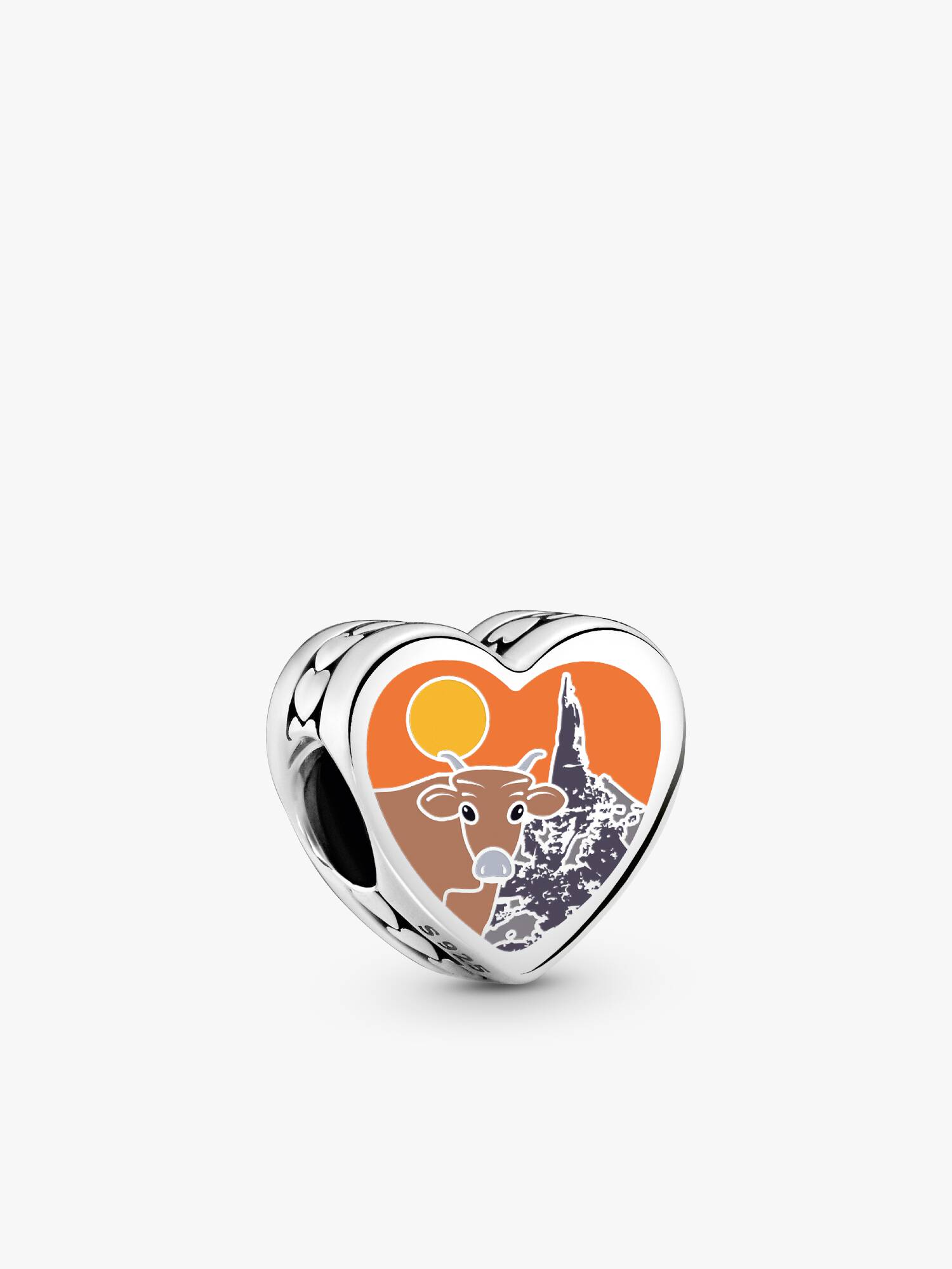 Nebraska Heart Charm